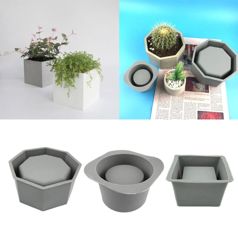 Echeveria Succulent - Handmade suculento plantador Flowerpot, Molde De