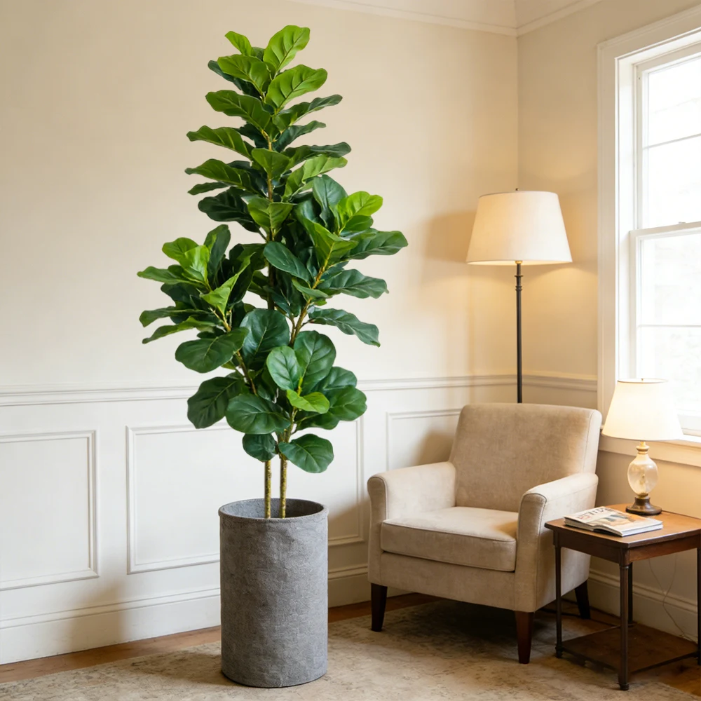 Árvore Artificial de Ficus Lir - Ficus Lyrata Tree avaliação e preço